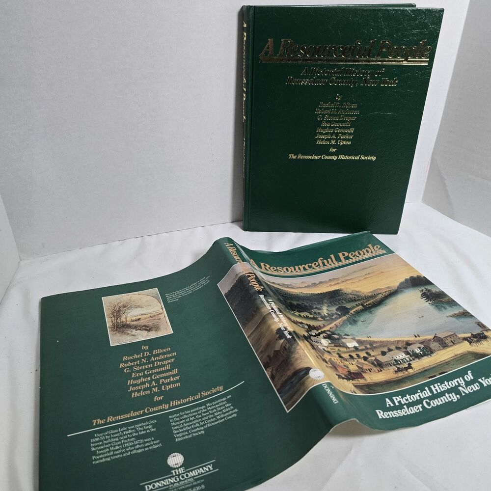 A Resourceful People Pictorial History Of Rensselaer County NY HC DJ 1987 Illust